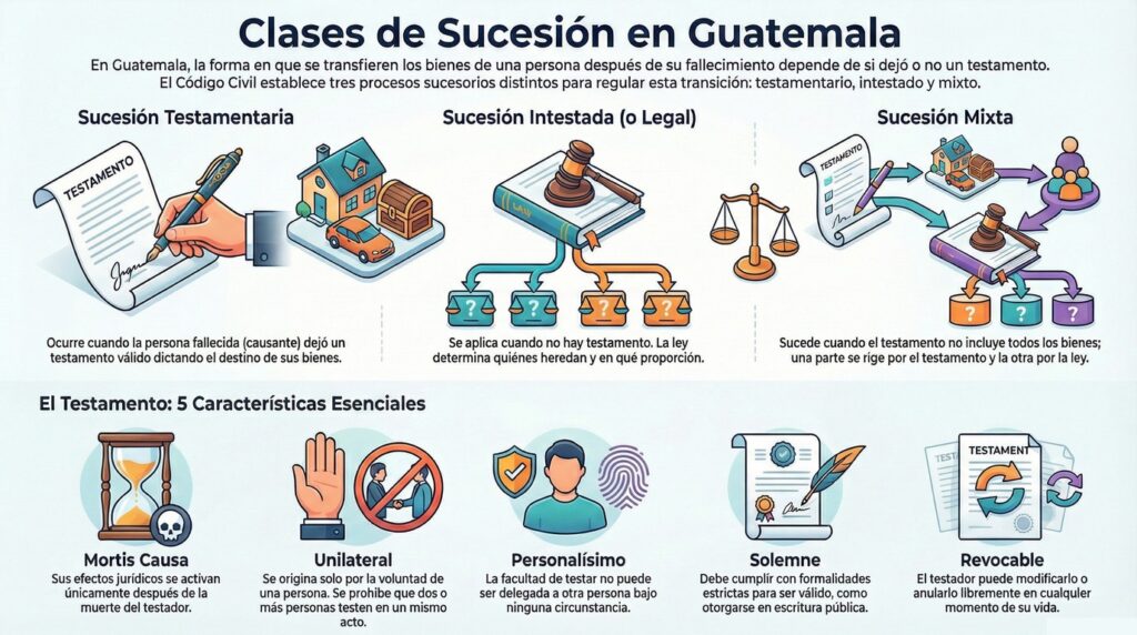 Clases de Sucesión en Guatemala