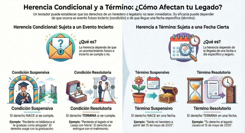 Herencia Condicional y a Plazo