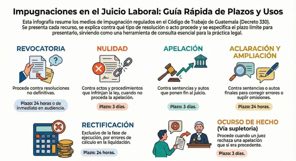 Impugnaciones en el Juicio Laboral